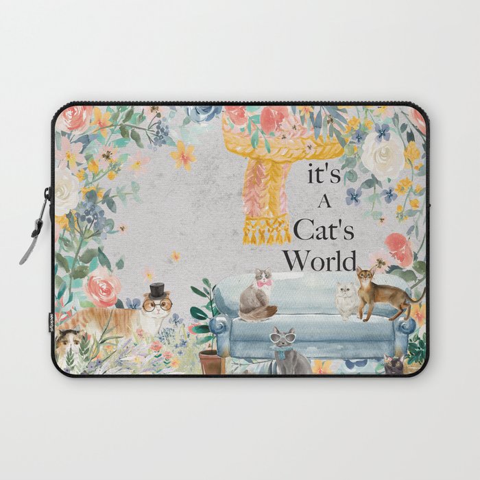 It's A Cats World Laptop Sleeve