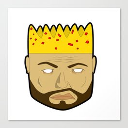 Fed up King Canvas Print