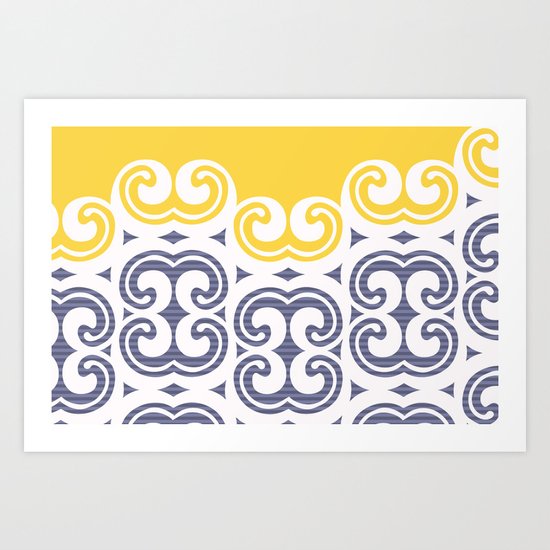 Modern Filigree Art Print