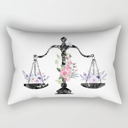 Scales of Justice Art Rectangular Pillow