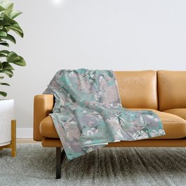 Pastel Splatter Throw Blanket