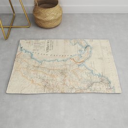Vintage Map of Colombia (1919) Rug