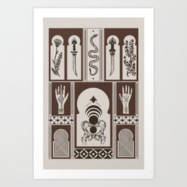 Moroccan Daggers Art Print