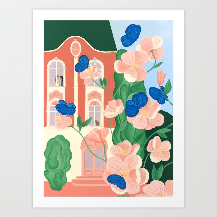 Spring in the City Art Print