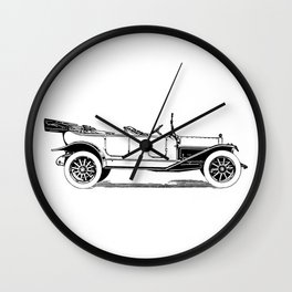 Old car 5 Wall Clock | Carroantiguo, Coche, Cocheviejo, Classiccar, Old, Painting, Antiguo, Viejo, Classic, Oldcar 
