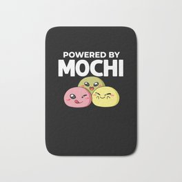 Mochi Ice Cream Donut Rice Cake Balls Bath Mat