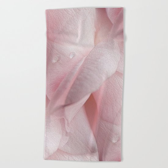 Tears Of A Rose Beach Towel