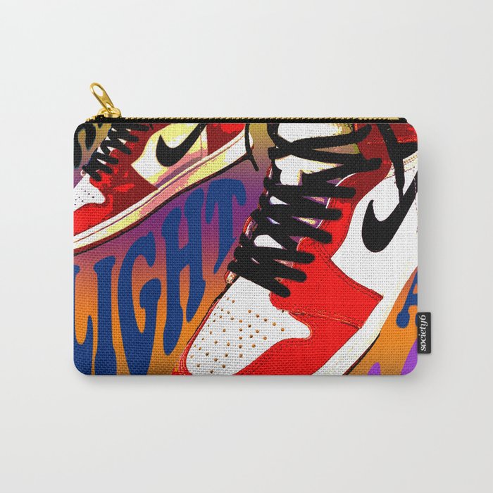 Psychedelic Sneakers Carry-All Pouch