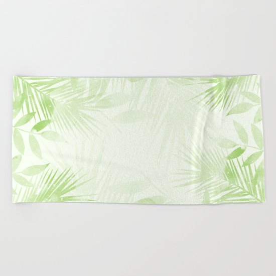Summer Tropics Beach Towel