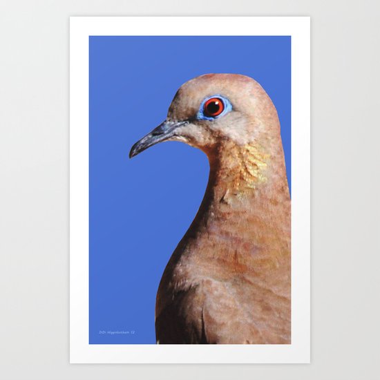 Blue Eye Shadow II Art Print