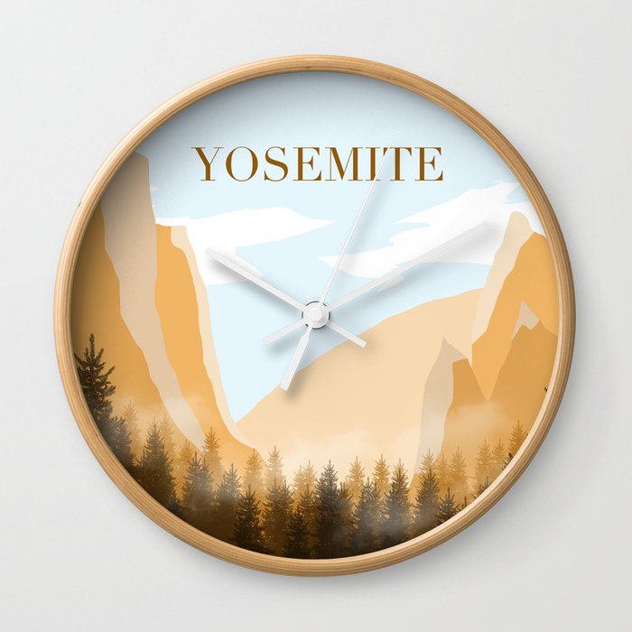 Yosemite Wall Clock