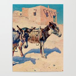 Western Art Vintage “Patience” Poster