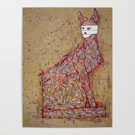 Bandaged cat Poster