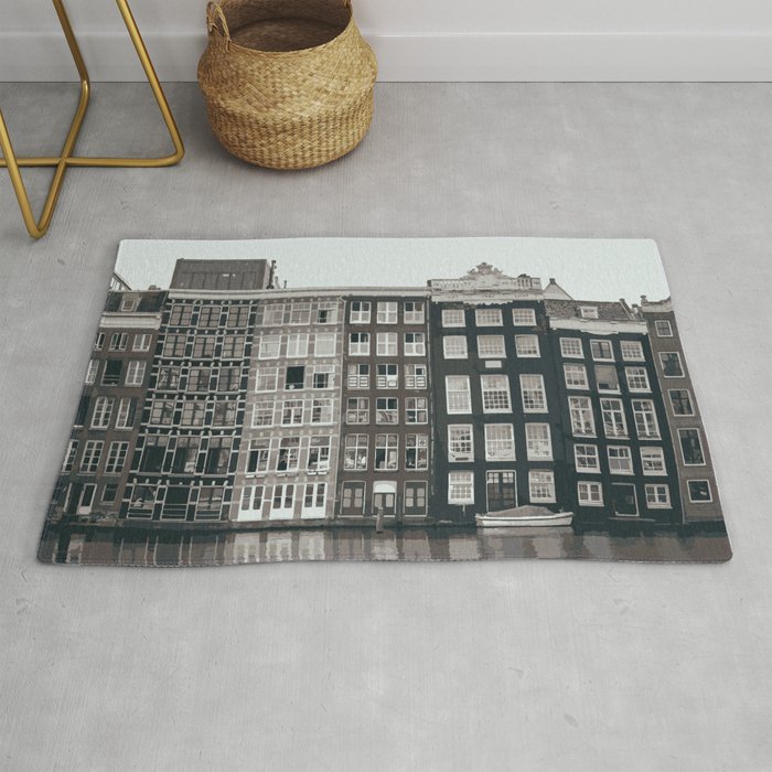 Amsterdam Houses Paint by Numbers Rug