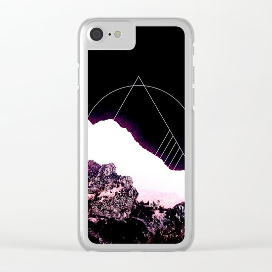 Mountain Ride Clear iPhone Case