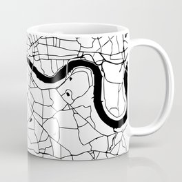 London Minimal Map Coffee Mug