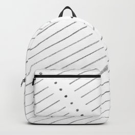 Abstract lines and dots Backpack