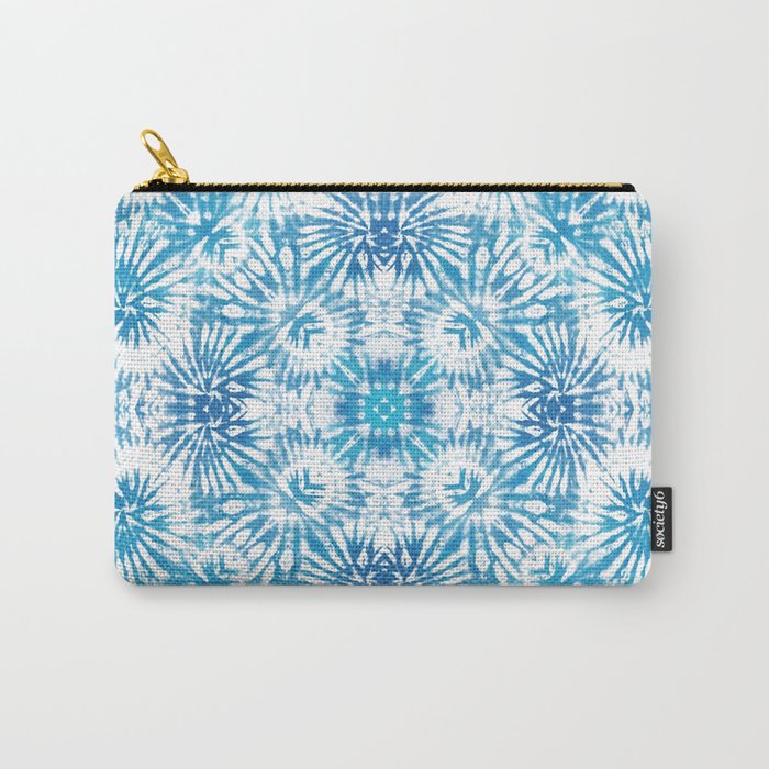 Abstract Blues Hippy Carry-All Pouch