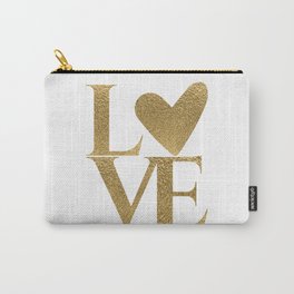 Golden Love Carry-All Pouch
