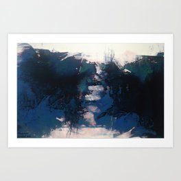 2x Black Abstract ( Limited 01 / 50#) Art Print