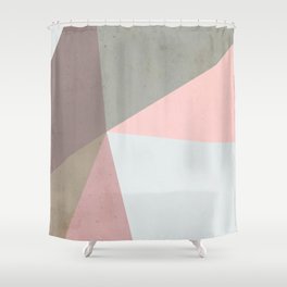 Delicate Geometry Shower Curtain