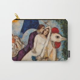 The betrothed and Eiffel Tower Marc Chagall Carry-All Pouch