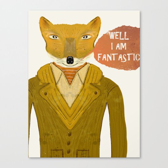 well i am fantastic Canvas Print