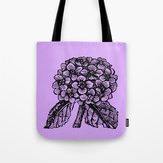 Lavender Hydrangea Tote Bag