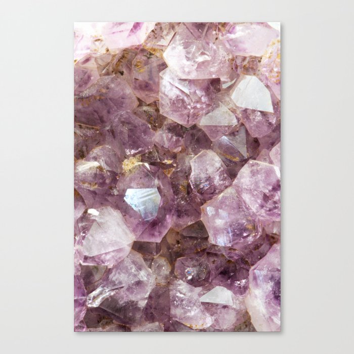 Amethyst and Gold Canvas Print