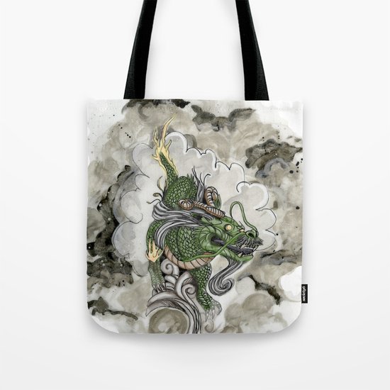 Dragon of The Mist Tote Bag