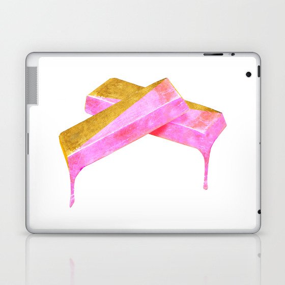 PINK GOLD Laptop & iPad Skin