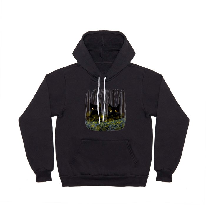 Black Cats and Fireflies Hoody