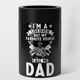 Soldier Dad Can Cooler