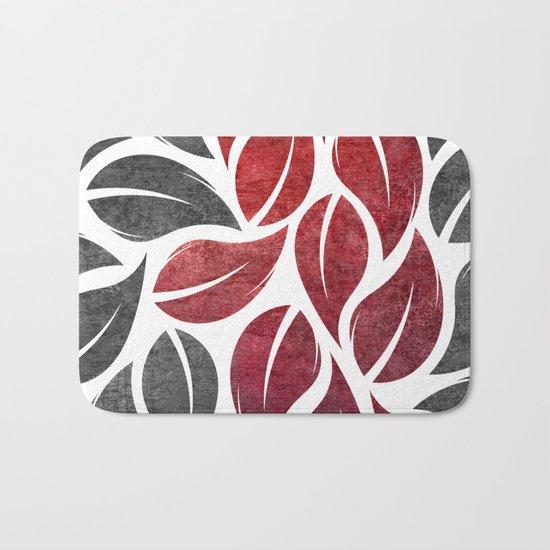 falling leaves IX Bath Mat