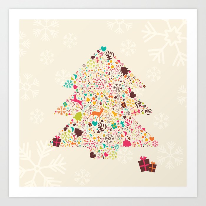 Christmas Tree 01 Art Print