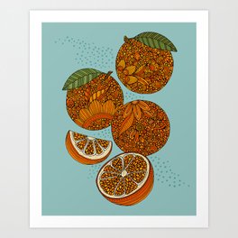 Oranges Art Print