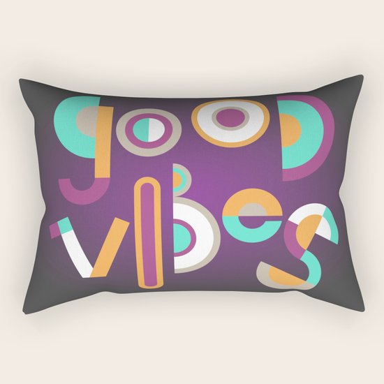 Good Vibes Rectangular Pillow