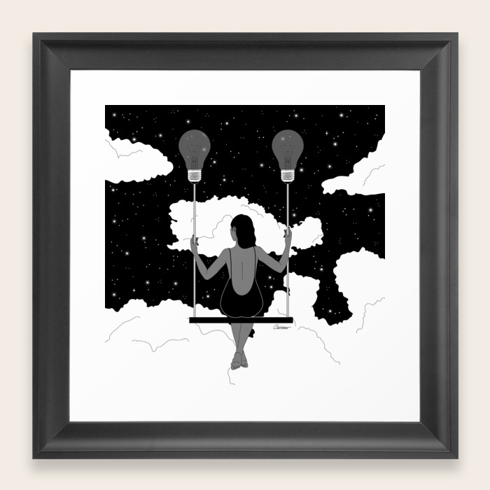 Let Your Ideas Carry You Framed Art Print