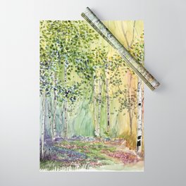 4 season watercolor collection - spring Wrapping Paper
