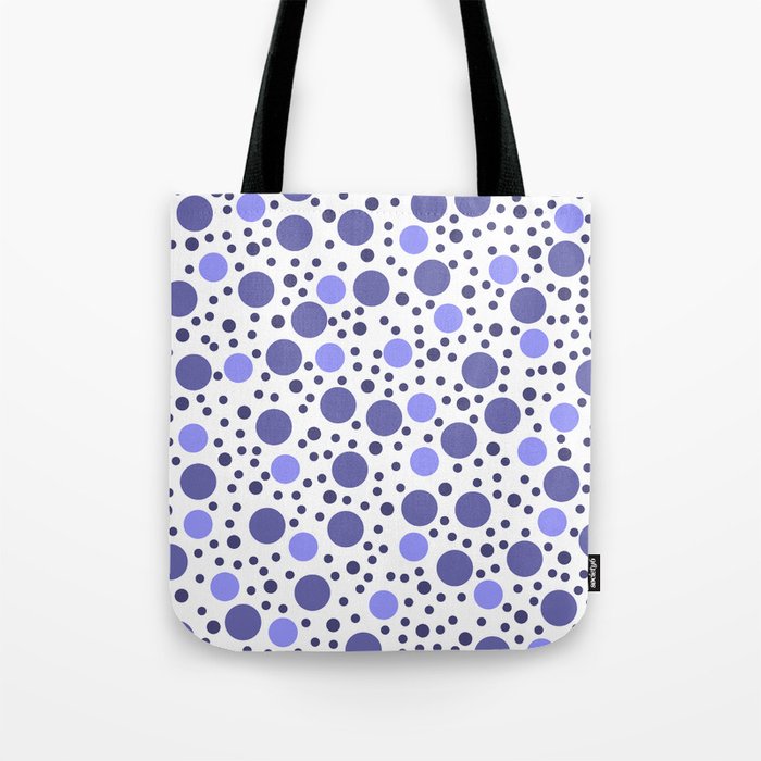 Very Peri Color 2022 Graphic Geometric Points  Tote Bag