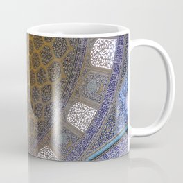 Magical Mosaic Mosque (blue & gold) | Iran Coffee Mug