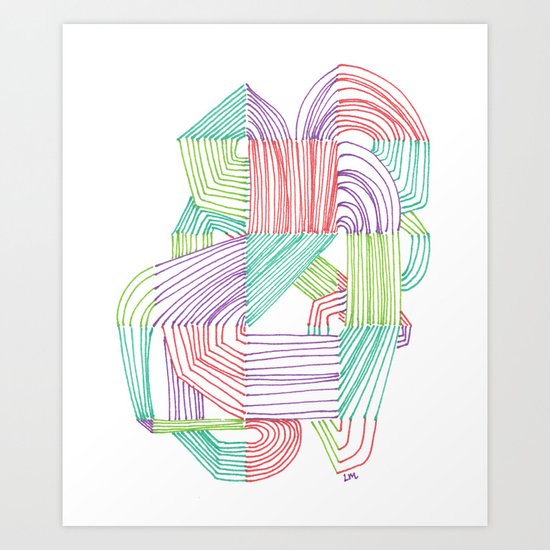 Out and Around Art Print