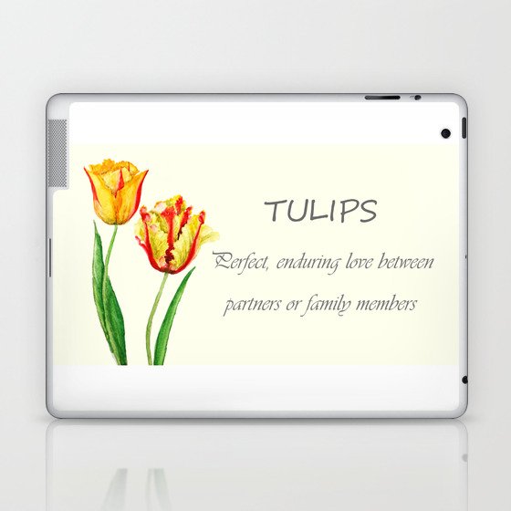 two tulips Laptop & iPad Skin