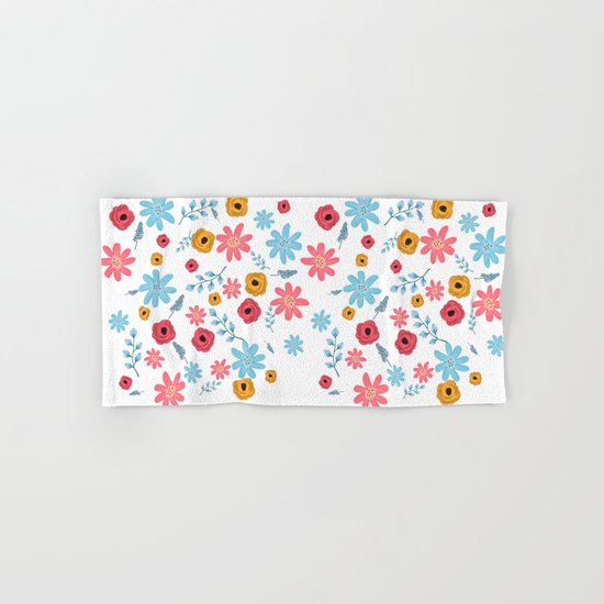 Colors Flowers 3 Hand & Bath Towel