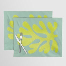 Lime & Sea Green: Matisse Paper Cutouts 06 Placemat