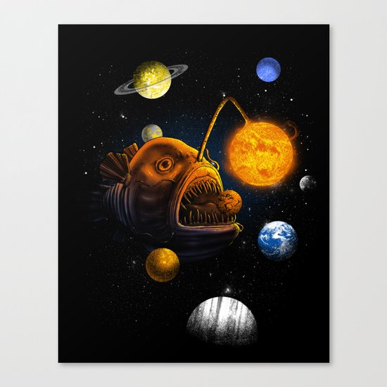 Cosmic Angler Canvas Print