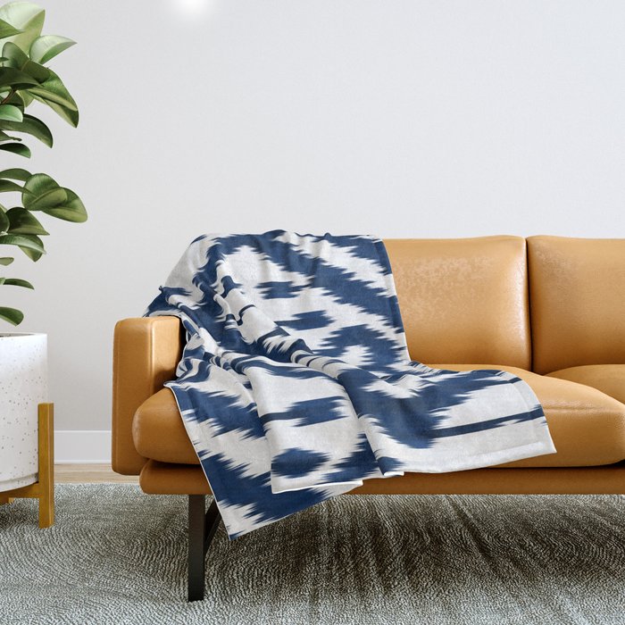 Indigo hot sale throw blankets