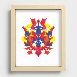 Abstract colorful pattern Recessed Framed Print