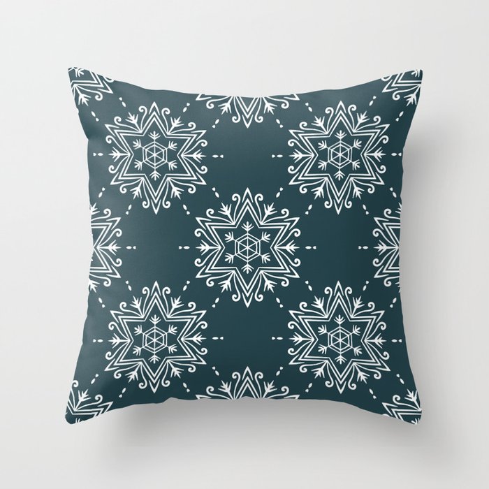 Snowflake Throw Pillow