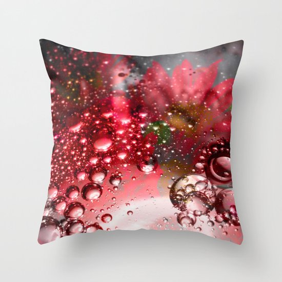 inflorescence beads Throw Pillow